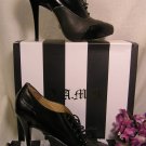 L.A.M.B NORI LACE-UP WING-TIP SHOES BLACK/OLIVE NIB$380