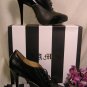 L.A.M.B NORI LACE-UP WING-TIP SHOES BLACK/OLIVE NIB$380