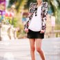 Fashion Ladies Front Zip Long Sleeve Coat Khaki, Beige