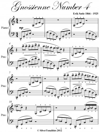 Erik Satie Gnossienne No 1 Piano Sheet Music Pdf - Best Music Sheet