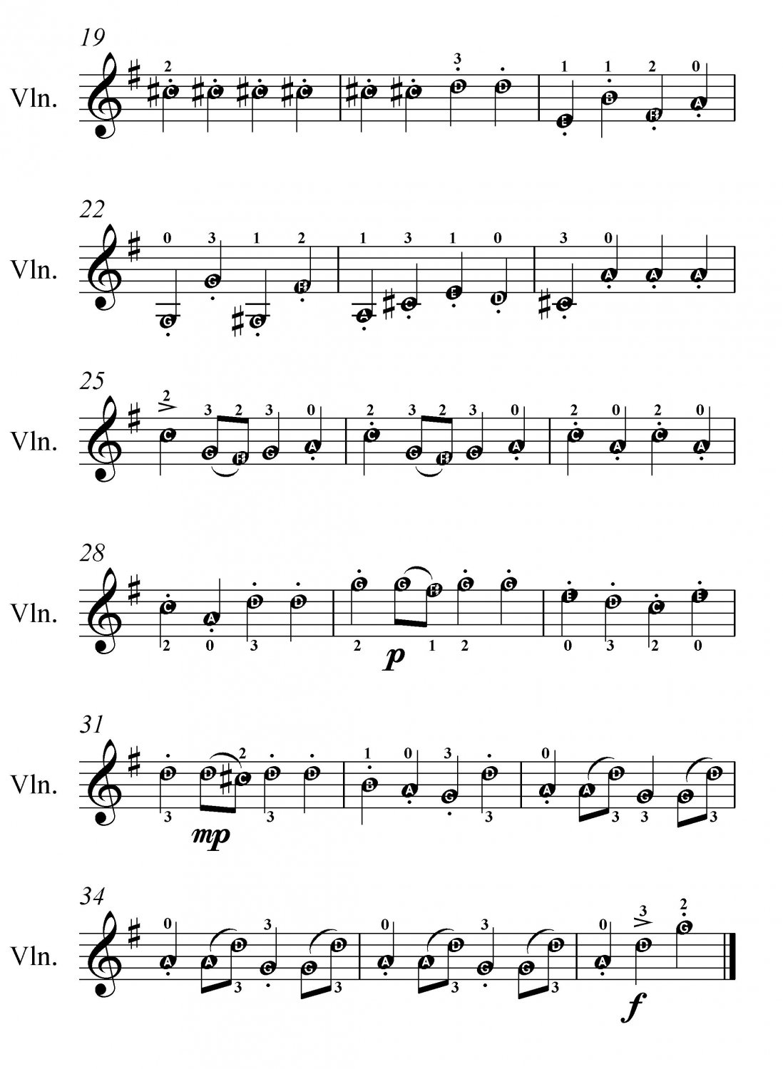 Russian Dance Nutcracker Suite Easy Violin Sheet Music PDF