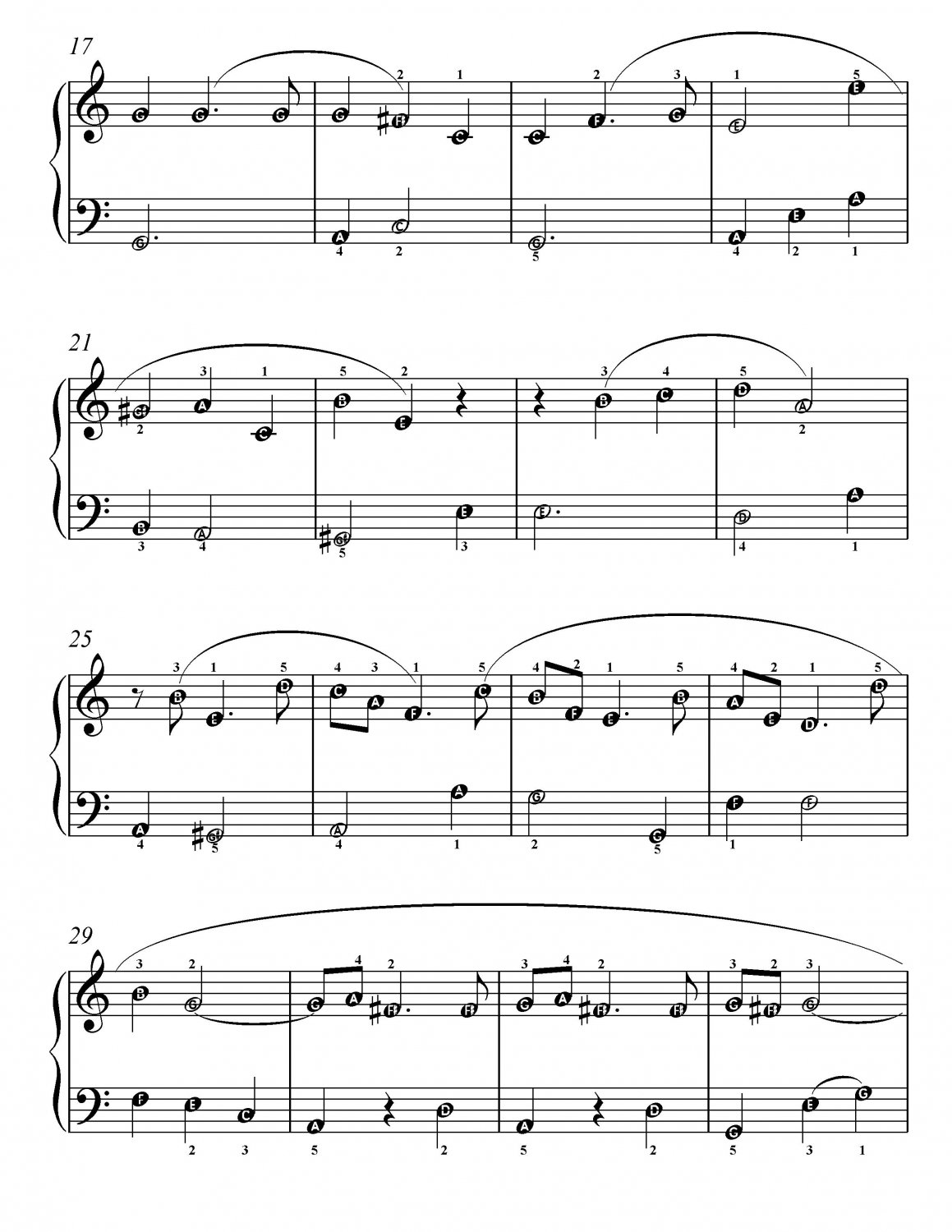 Piangero La Sorte Mia Easy Piano Sheet Music Pdf