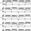 Flight of the Bumble Bee Easy Piano Sheet Music