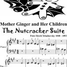 Mother Ginger and Her Children Nutcracker Suite Beginner Piano Sheet Music