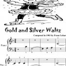 Gold and Silver Waltz Beginner Piano Sheet Music