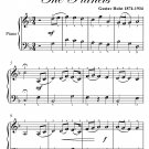 Jupiter the Planets Easy Piano Sheet Music