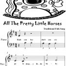 All the Pretty Little Horses Beginner Piano Sheet Music