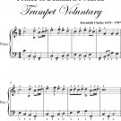 Prince of Denmark's March Trumpet Voluntary Easy Piano Sheet Music