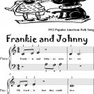 Frankie and Johnny Beginner Piano Sheet Music