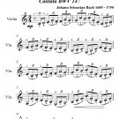 Jesu Joy of Man's Desiring Easy Violin Sheet Music