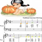 Little Mohee Beginner Piano Sheet Music with Colored Notes