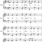 May the Grace of Christ Our Savior Easy Piano Sheet Music