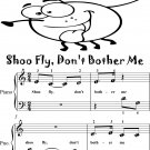 Shoo Fly Don't Bother Me Beginner Piano Sheet Music