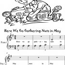 Here We Go Gathering Nuts In May Beginner Piano Sheet Music LIST PRICE