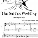 Golden Wedding Beginner Piano Sheet Music