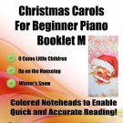 Little Angels Christmas Carols for Beginner Piano Booklet M