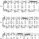 Galway Piper Easy Piano Sheet Music