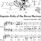Captain Jinks of the Horse Marines Beginner Piano Sheet Music