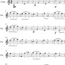 Gymnopedie Number 2 Easy Violin Sheet Music