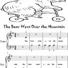 The Bear Went Over the Mountain Beginner Piano