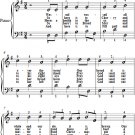 Gloucestershire Wassail Easy Piano Sheet Music