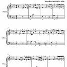 Melancholy Galliard Easy Piano Sheet Music