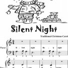 Silent Night Beginner Piano Sheet Music