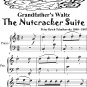 Grandfather’s Waltz the Nutcracker Suite Easy Piano Sheet Music