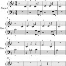 Valse Bleue Beginner Piano Sheet Music