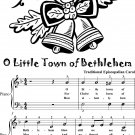 O Little Town of Bethlehem Easy Piano Sheet Music 2nd Edition