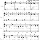 A Mince Pie or a Pudding Easy Elementary Piano Sheet Music