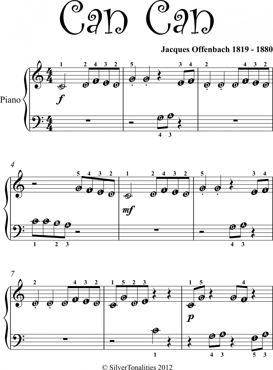 can-can-beginner-piano-sheet-music