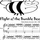 Flight of the Bumble Bee Easy Piano Sheet Music