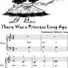 There Was a Princess Long Ago Beginner Piano Sheet Music
