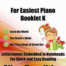 Petite Christmas for Easiest Piano Booklet K