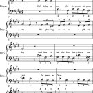 All Soul's Day Beginner Piano Sheet Music