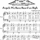 Angels We Have Heard On High Easiest Piano Sheet Music 2nd Edition