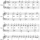 Dame Get Up and Bake Your Pies Easiest Piano Sheet Music