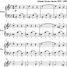 Viennese Sweets Waltz Opus 307 Easy Piano Sheet Music