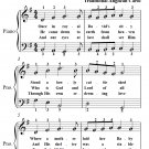 Once in Royal David's City Easiest Piano Sheet Music