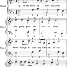 Up on the House Top Easiest Piano Sheet Music