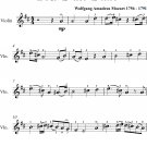 Terzettino Cosi Fan Tutte Easy Violin Sheet Music