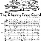 The Cherry Tree Carol Easy Piano Sheet Music 2nd Edition