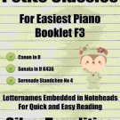 Petite Classics for Easiest Piano Booklet F3