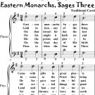 Eastern Monarchs Sages Three Easy Piano Sheet Music 2nd Edition