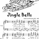 Jingle Bells Easy Intermediate Piano Sheet Music 2nd Edition