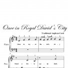 Once in Royal David's City Beginner Piano Sheet Music