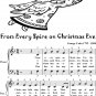 From Every Spire On Christmas Eve Easy Piano Sheet Music 2nd Edition