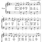 From the Cold Sod Thats Over You Easy Piano Sheet Music