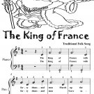 King of France Easiest Piano Sheet Music for Beginner Pianists 2nd Edition